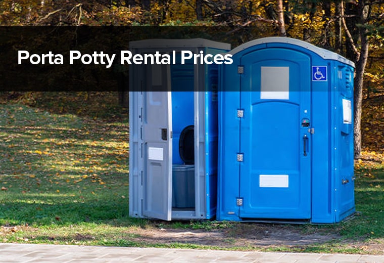 porta potty rental prices